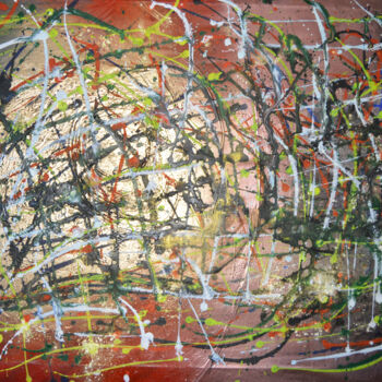Peinture intitulée "Improvisation No.142" par Andrei Autumn, Œuvre d'art originale, Acrylique