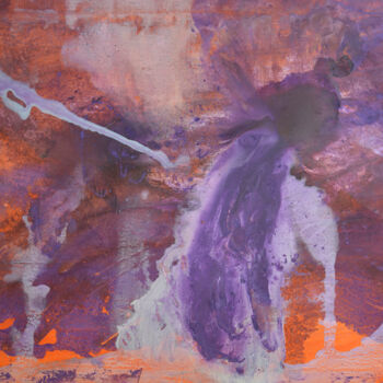 Картина под названием "Birth of a Galaxy N…" - Andrei Autumn, Подлинное произведение искусства, Акрил