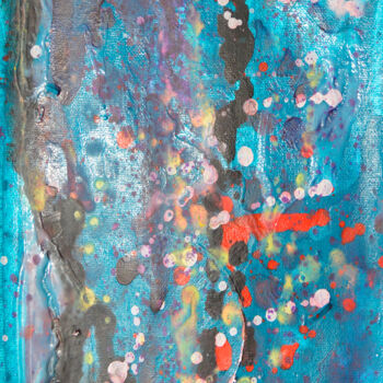 Painting titled "Color Rain" by Andrei Autumn, Original Artwork, Acrylic