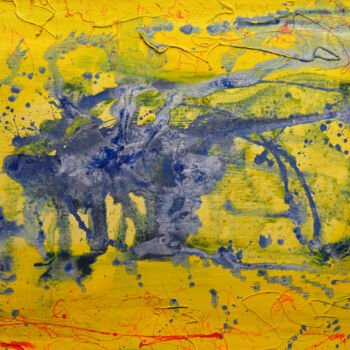 Peinture intitulée "Improvisation No.136" par Andrei Autumn, Œuvre d'art originale, Acrylique