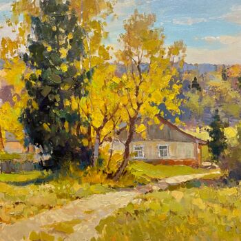 Painting titled "Summer Morning" by Andrei Belaichuk, Original Artwork, Oil