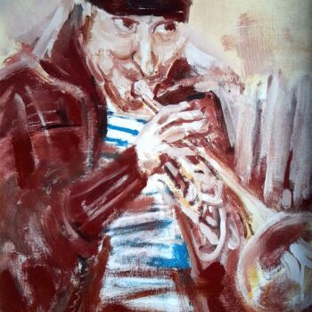 Картина под названием "Trubach" - Андрей Бондарев, Подлинное произведение искусства, Масло