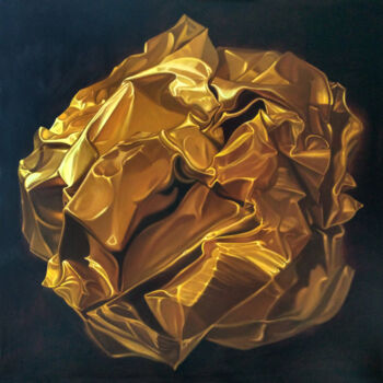 Peinture intitulée "Gold" par Andrei Buryak, Œuvre d'art originale, Huile