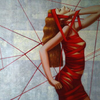 Peinture intitulée "Lust" par Andrei Buryak, Œuvre d'art originale, Huile