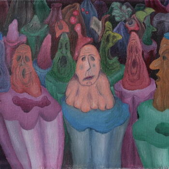 Peinture intitulée "Souls" par Andrei Klenov, Œuvre d'art originale, Huile