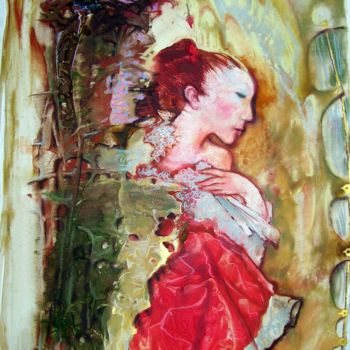 Картина под названием "Прозрачный плен нес…" - Andrey Pereverzev, Подлинное произведение искусства, Акварель
