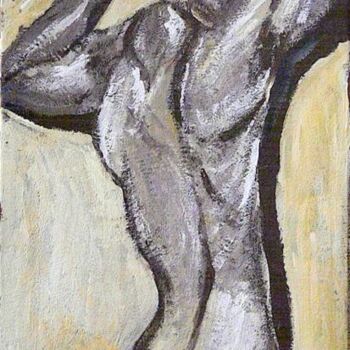 Painting titled "Guy. Torso 2" by Andrei Poliakov, Original Artwork, Oil