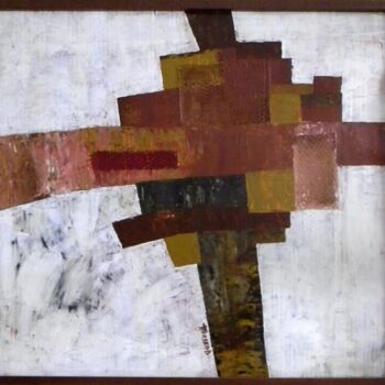 Painting titled "Cross/ Variation" by Andrei Poliakov, Original Artwork, Oil