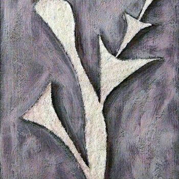 Painting titled "Plant" by Andrei Poliakov, Original Artwork, Oil