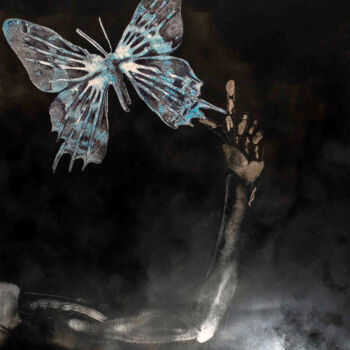 Incisioni, stampe intitolato "Butterfly" da Andréia Grecov, Opera d'arte originale, Stampa digitale