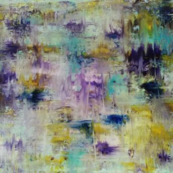 Painting titled "Mystic Purple" by Caracas, Original Artwork, Acrylic