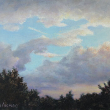 Картина под названием "Облака" - Андрей Абрамов (Андрей Люмес), Подлинное произведение искусства, Масло