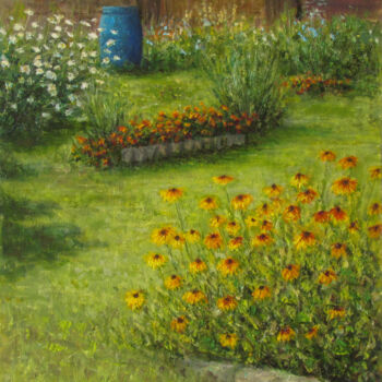 Картина под названием ""Цветочки"" - Андрей Абрамов (Андрей Люмес), Подлинное произведение искусства, Масло