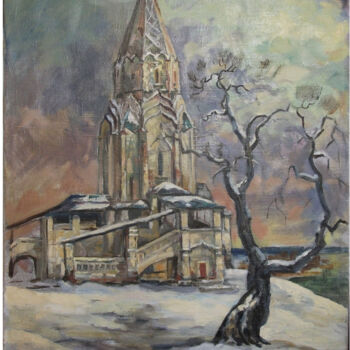 Malarstwo zatytułowany „Ранняя весна в Коло…” autorstwa Андрей Бирюков, Oryginalna praca, Olej