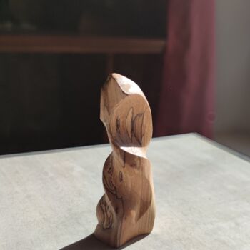 Sculpture titled "Mimicry" by Andrei Latyshev, Original Artwork, Wood