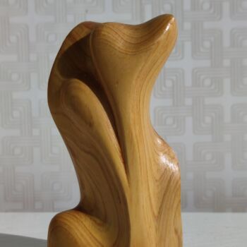 Sculpture titled "Astonishment" by Andrei Latyshev, Original Artwork, Wood
