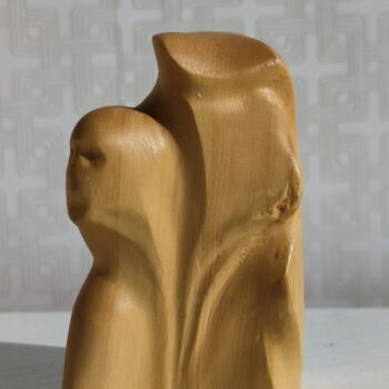 Sculpture titled "Eeriness" by Andrei Latyshev, Original Artwork, Wood