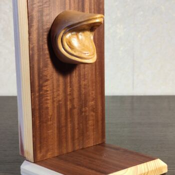 Sculpture titled "Trophy" by Andrei Latyshev, Original Artwork, Wood