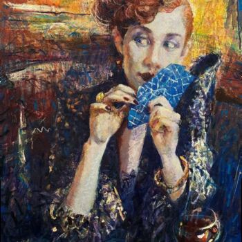 Картина под названием "Ва банк" - Андрей Смоляк, Подлинное произведение искусства, Масло