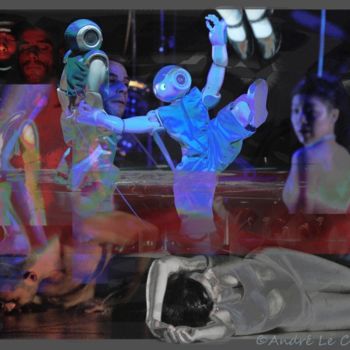 Arte digitale intitolato "Montage" Robot "( B…" da André Le Corre, Opera d'arte originale