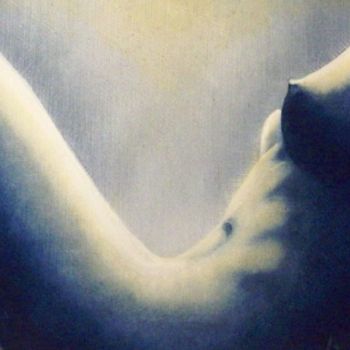 Картина под названием "Passionnément femme." - André Lerot, Подлинное произведение искусства, Масло