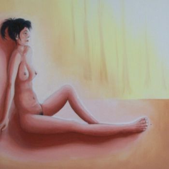 Painting titled "Marie." by André Lerot, Original Artwork, Oil