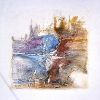 Картина под названием "La  Chapelle" - André Quétard, Подлинное произведение искусства, Масло