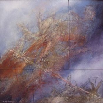 Peinture intitulée "4 en 1" par André Quétard, Œuvre d'art originale, Huile