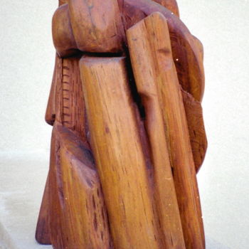 Sculpture intitulée "osmose-1-face-2.jpg" par André Quétard, Œuvre d'art originale, Bois