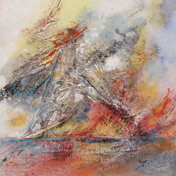 Malerei mit dem Titel "15-evasion-8.jpg" von André Quétard, Original-Kunstwerk, Öl