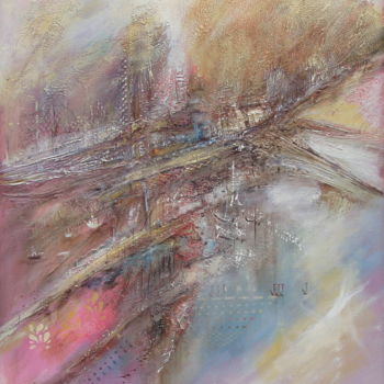Malerei mit dem Titel "92-paysage-3.jpg" von André Quétard, Original-Kunstwerk, Öl