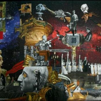 Collages titled "The Victorian Opium…" by Andrew Mclaughlin, Original Artwork
