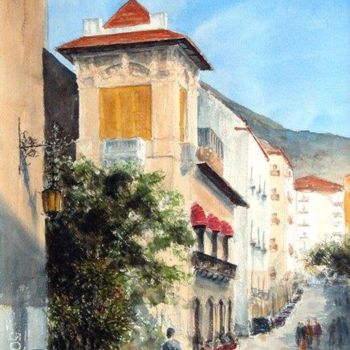 Painting titled "Taormina" by Andrew Borg, Original Artwork