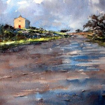 Painting titled "San Biagio Chapel,…" by Andrew Borg, Original Artwork