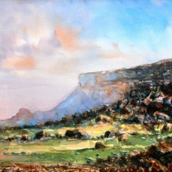 Pintura intitulada "San Lawrenz, Gozo" por Andrew Borg, Obras de arte originais