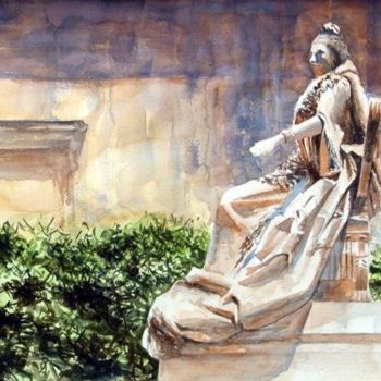 Ζωγραφική με τίτλο "Queen Victoria, Val…" από Andrew Borg, Αυθεντικά έργα τέχνης