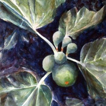 Painting titled "Figs" by Andrew Borg, Original Artwork