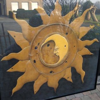 Painting titled "sun" by Andrew Deherder, Original Artwork