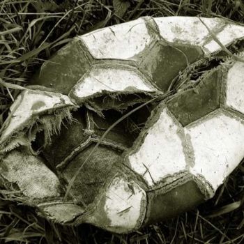 Photography titled "Ball (scrapyard ser…" by Andrew Dokoupil, Original Artwork