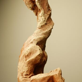 Sculpture titled "A second before the…" by Andrew Gangan, Original Artwork, Terra cotta