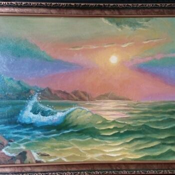 Pintura titulada "Море" por Andrey Abramov (Nikolaevich), Obra de arte original, Oleo