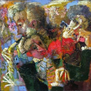 Pintura titulada "Orchestra" por Andrey Aranyshev, Obra de arte original