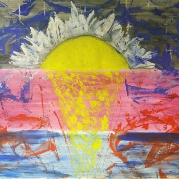 图画 标题为“Закат   .” 由Andrey Lavrentyev, 原创艺术品, 水粉