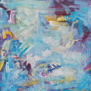 Painting titled "Music of the Wind,…" by Andrey Visokinsky, Original Artwork, Acrylic Mounted on Wood Stretcher frame