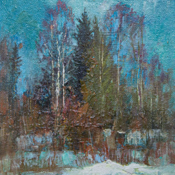 Картина под названием "Дыхание весны" - Андрей Яковлев, Подлинное произведение искусства, Масло
