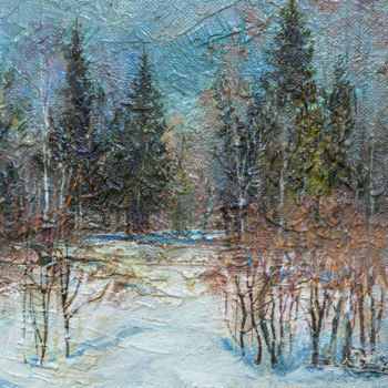 Peinture intitulée "Весна 1" par Andrei Iakovlev, Œuvre d'art originale, Huile