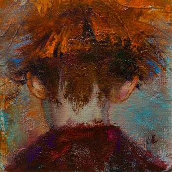 Картина под названием "Обратная сторона же…" - Андрей Яковлев, Подлинное произведение искусства, Масло