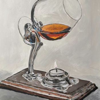 绘画 标题为“Warmer for beverage” 由Andrey Schukin, 原创艺术品, 丙烯