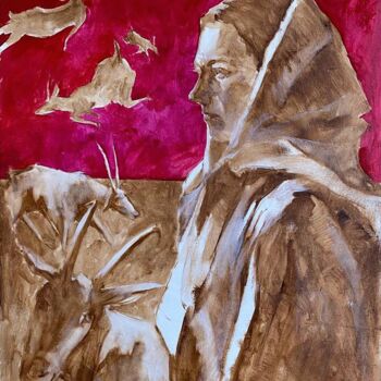 Pittura intitolato "Scene 16" da Andrii Davydenko, Opera d'arte originale, Olio Montato su Telaio per barella in legno