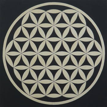 Painting titled "Flower of life" by Andrii Katrych, Original Artwork, Acrylic